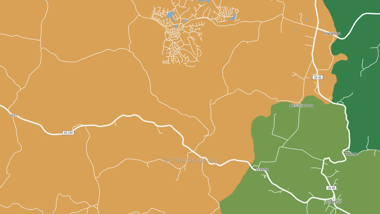 Spot, TN Map of Assault Rates