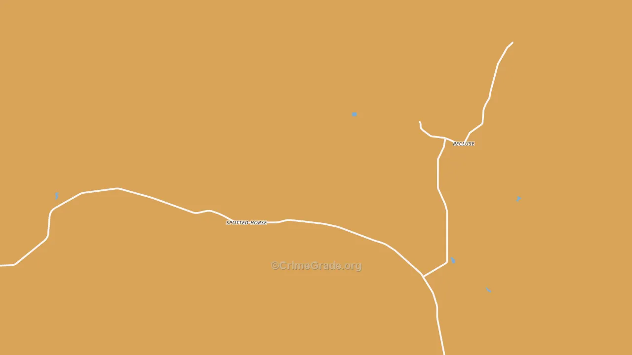 Spotted Horse, WY Map of Assault Rates