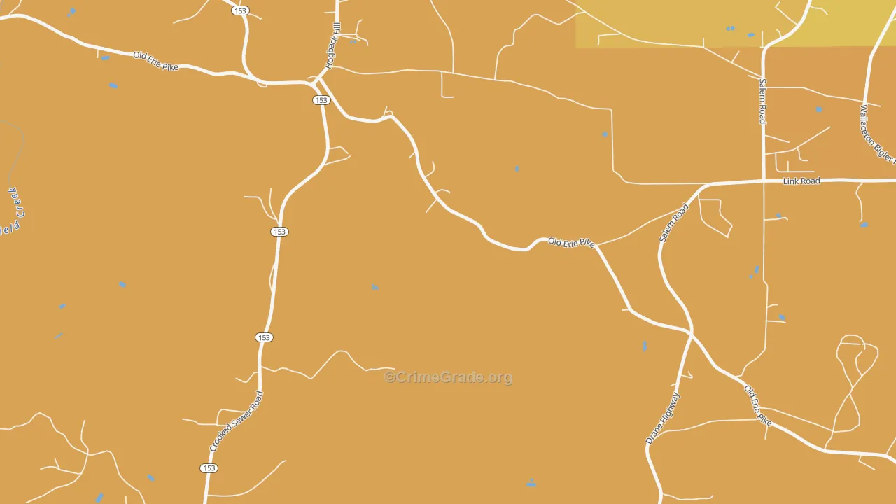 Spring Valley, PA Map of Assault Rates