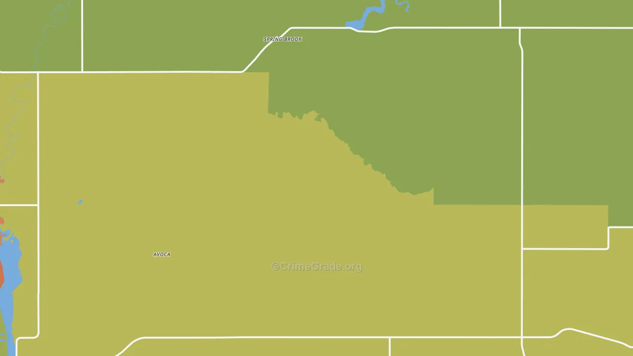 Springbrook, ND Map of Assault Rates