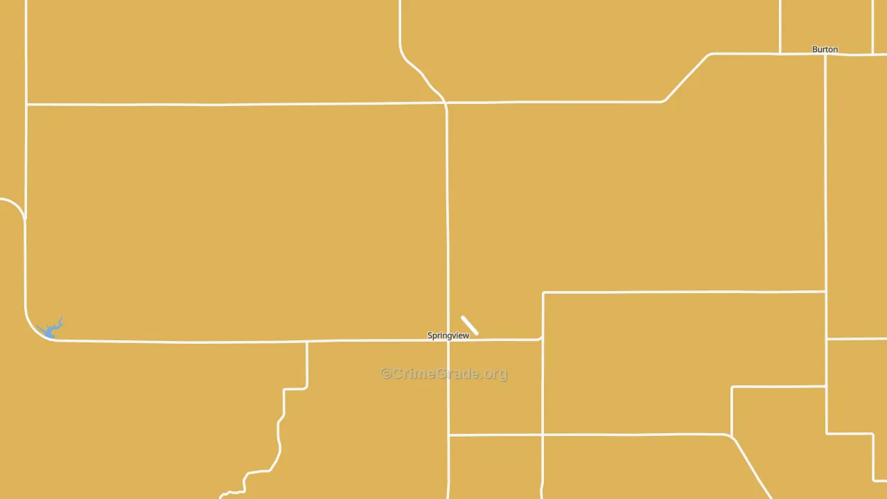 Springview, NE Map of Assault Rates