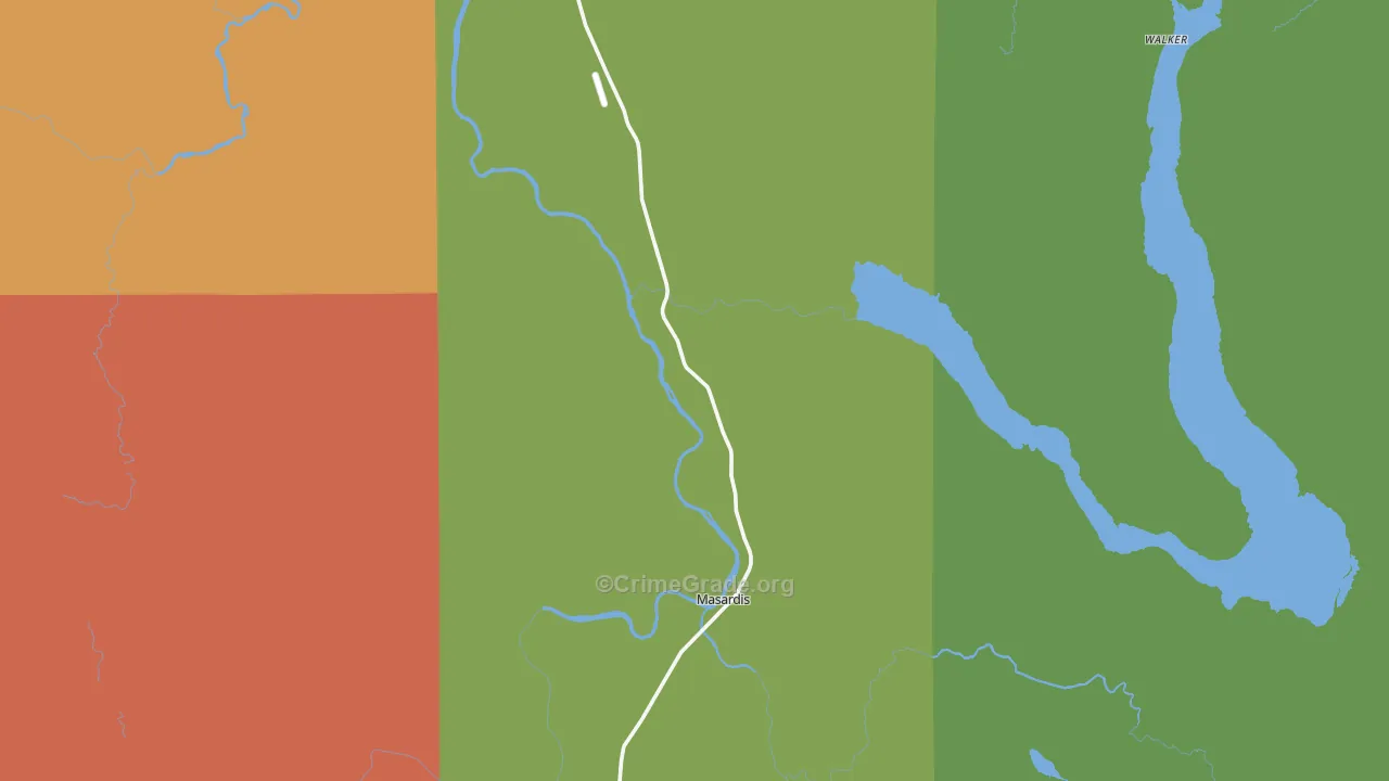Squapan, ME Map of Assault Rates