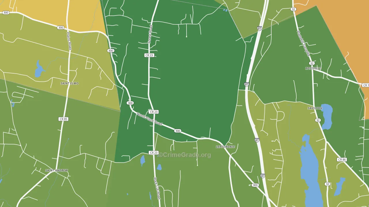 St. Andrew, NY Map of Assault Rates
