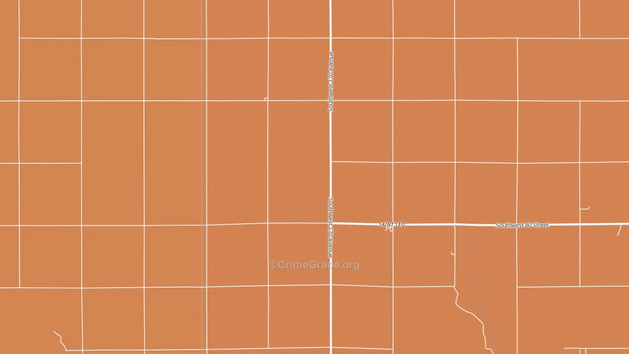 St. Leo, KS Map of Assault Rates