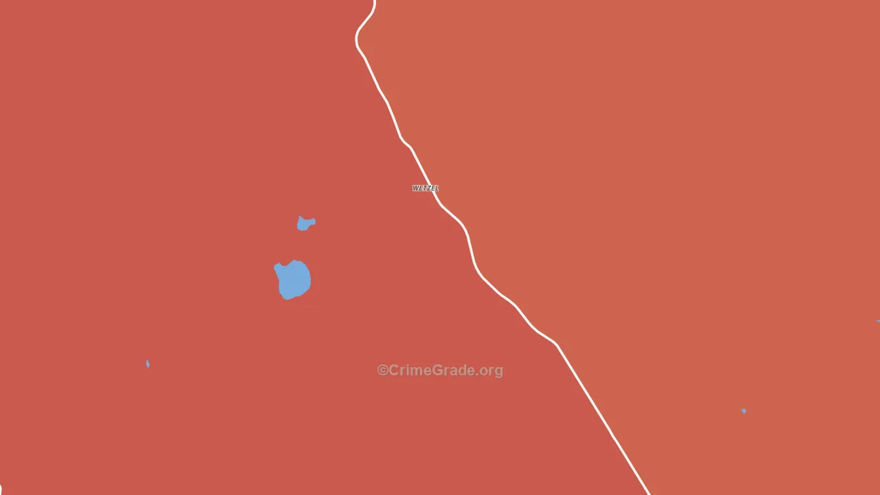 St. Mary, MT Map of Assault Rates