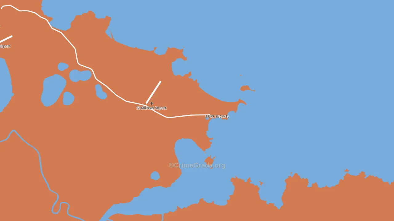 St. Michael, AK Map of Assault Rates