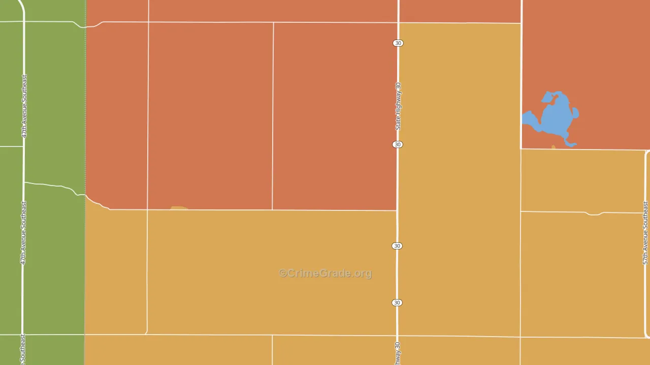 St. Paul, ND Map of Assault Rates