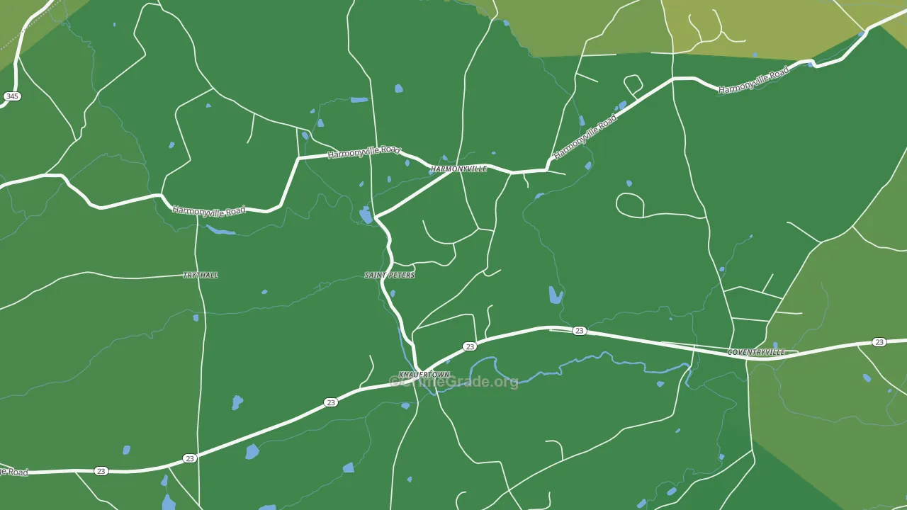 St. Peters, PA Map of Assault Rates