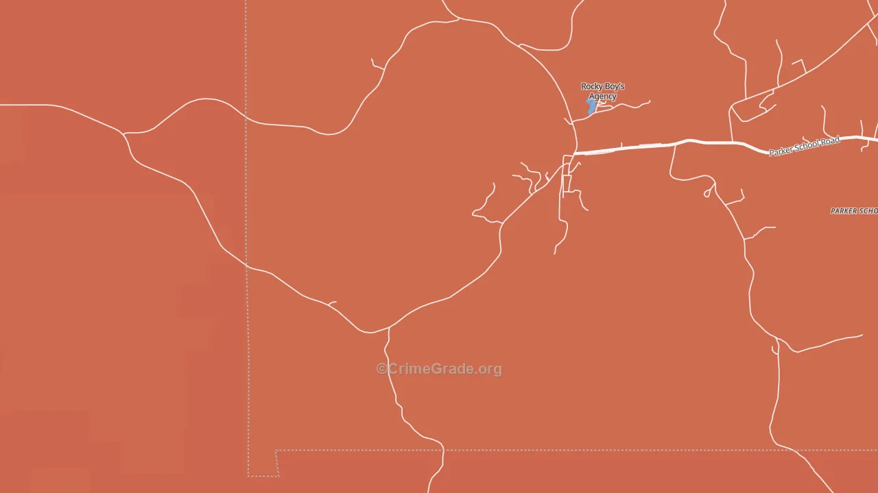 St. Pierre, MT Map of Assault Rates
