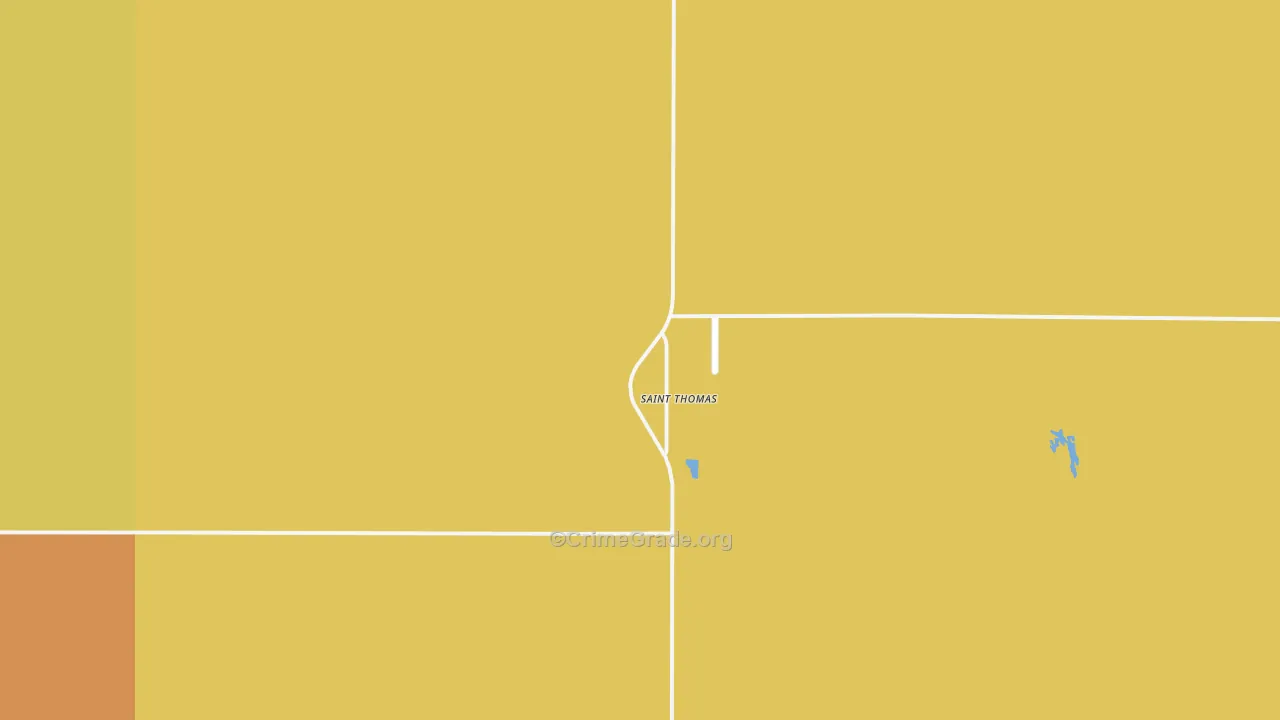 St. Thomas, ND Map of Assault Rates