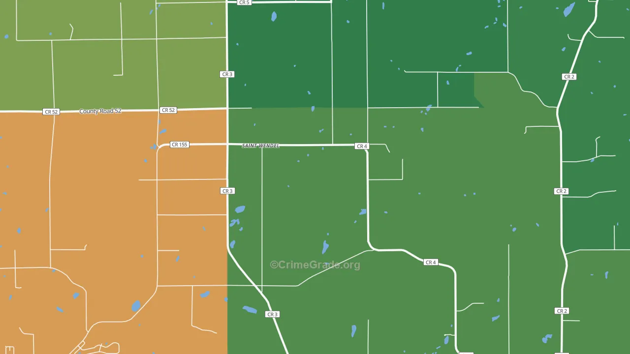 St. Wendel, MN Map of Assault Rates