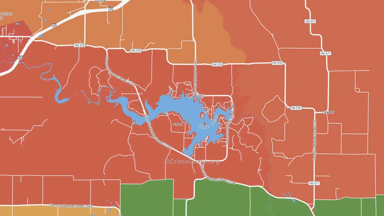 Staff, TX Map of Assault Rates