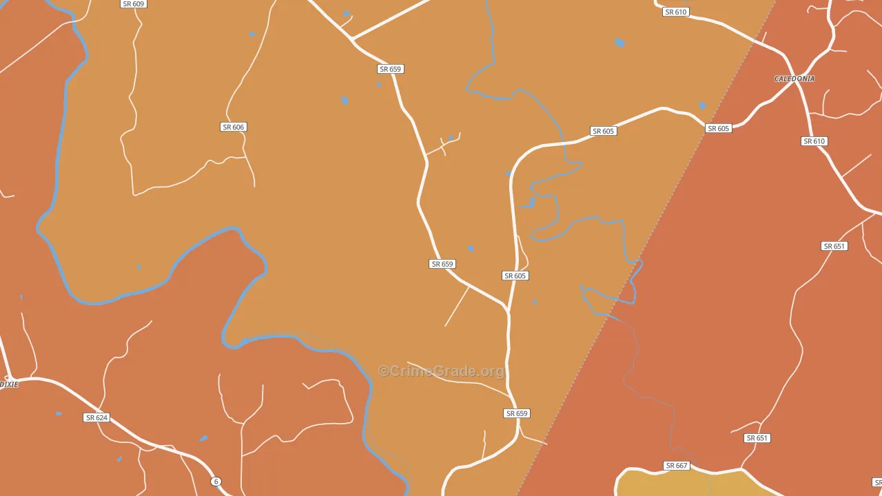 Stage Junction, VA Map of Assault Rates