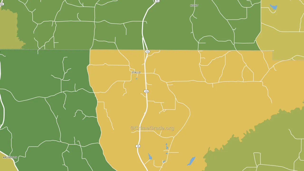 Stallo, MS Map of Assault Rates