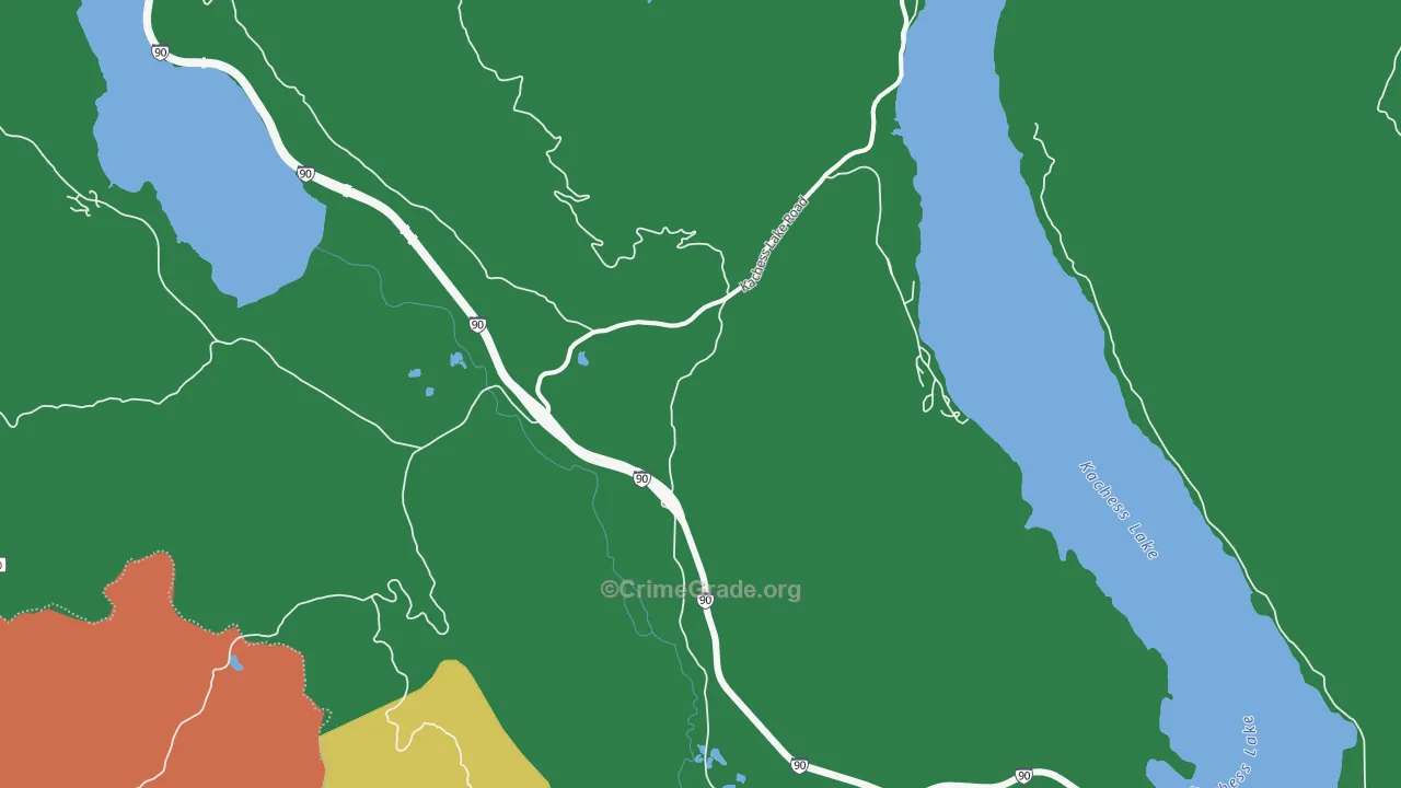 Stampede, WA Map of Assault Rates