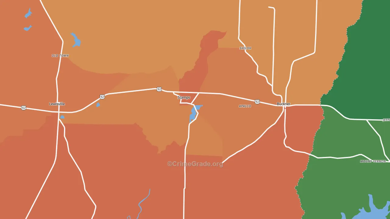 Stamps, AR Map of Assault Rates