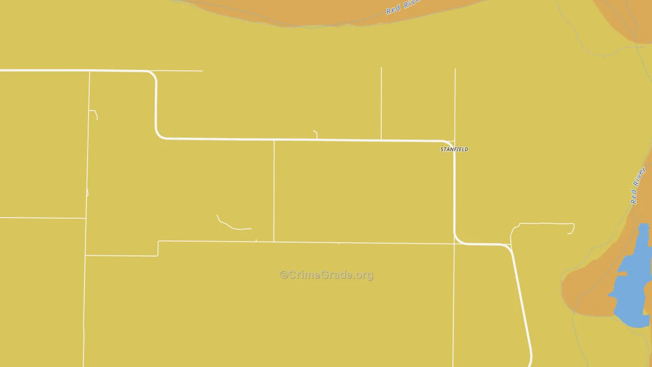 Stanfield, TX Map of Assault Rates