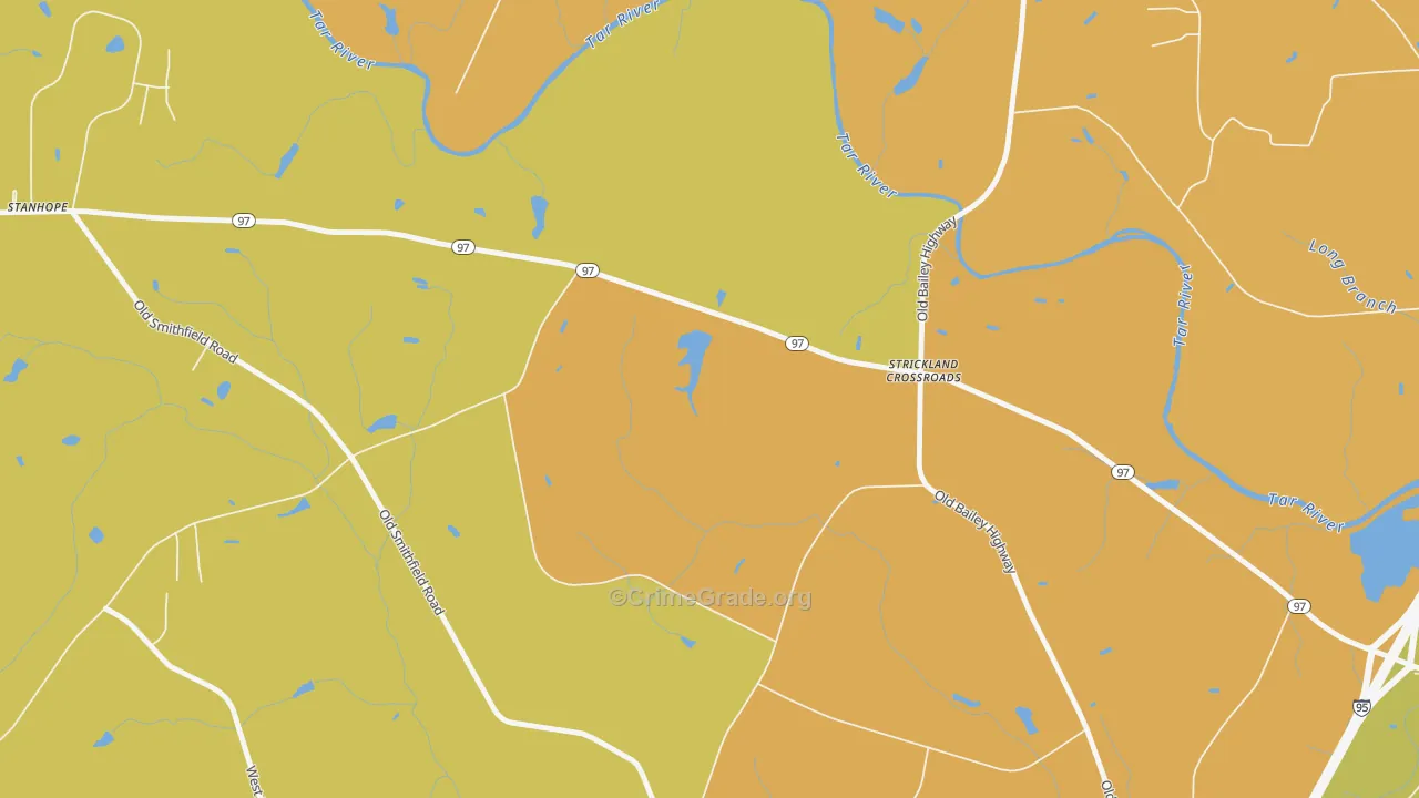 Stanhope, NC Map of Assault Rates