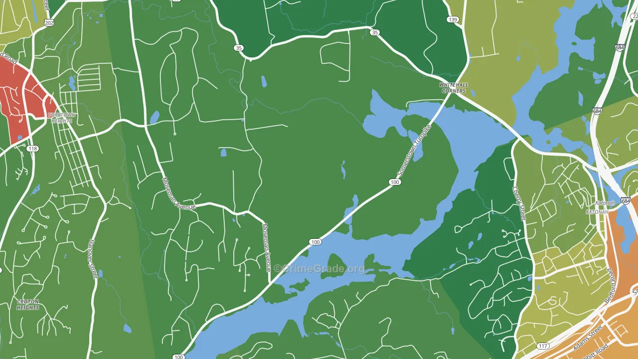 Stanwood, NY Map of Assault Rates