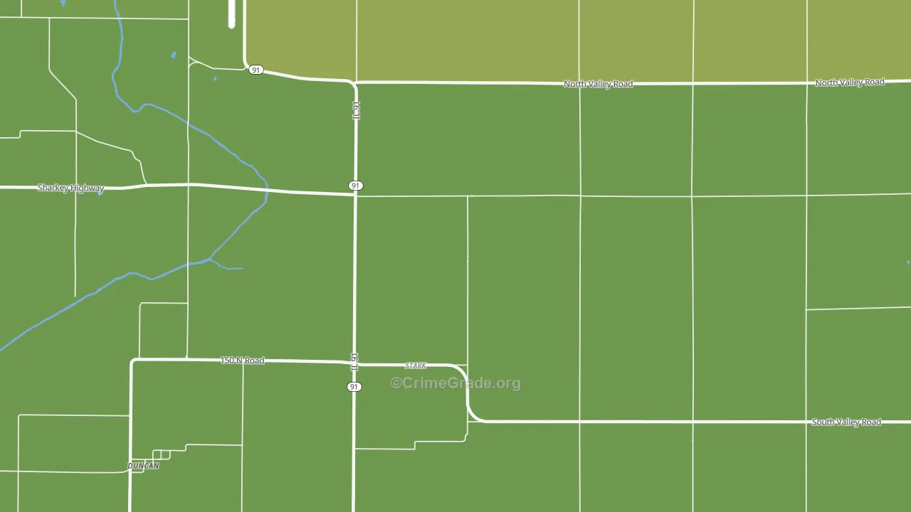 Stark, IL Map of Assault Rates