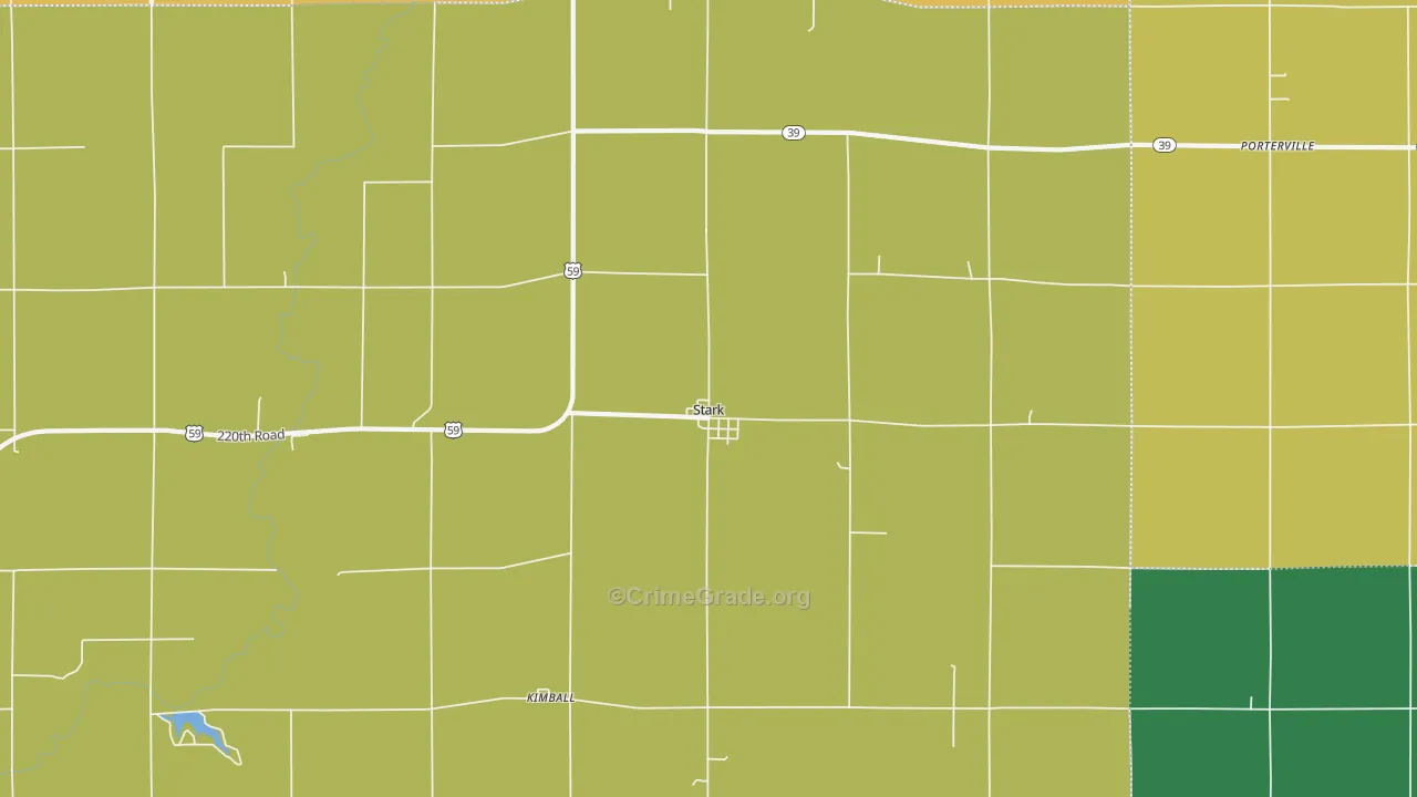 Stark, KS Map of Assault Rates