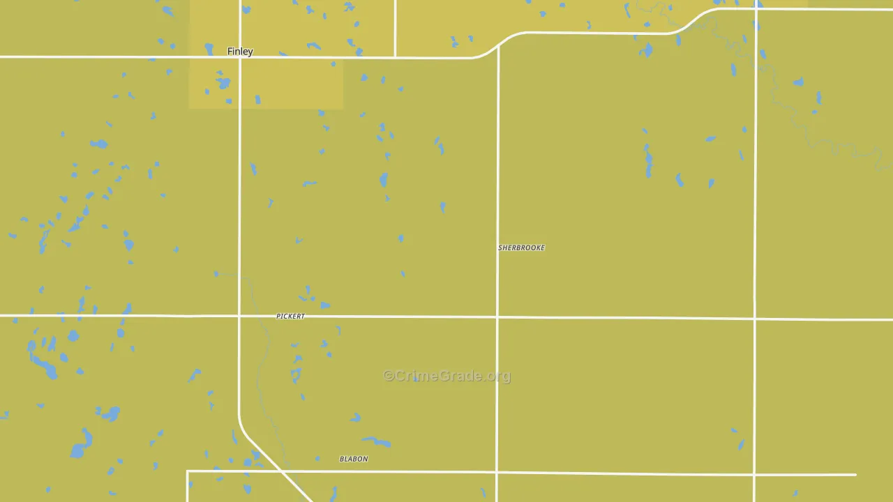 Steele County, ND Map of Assault Rates