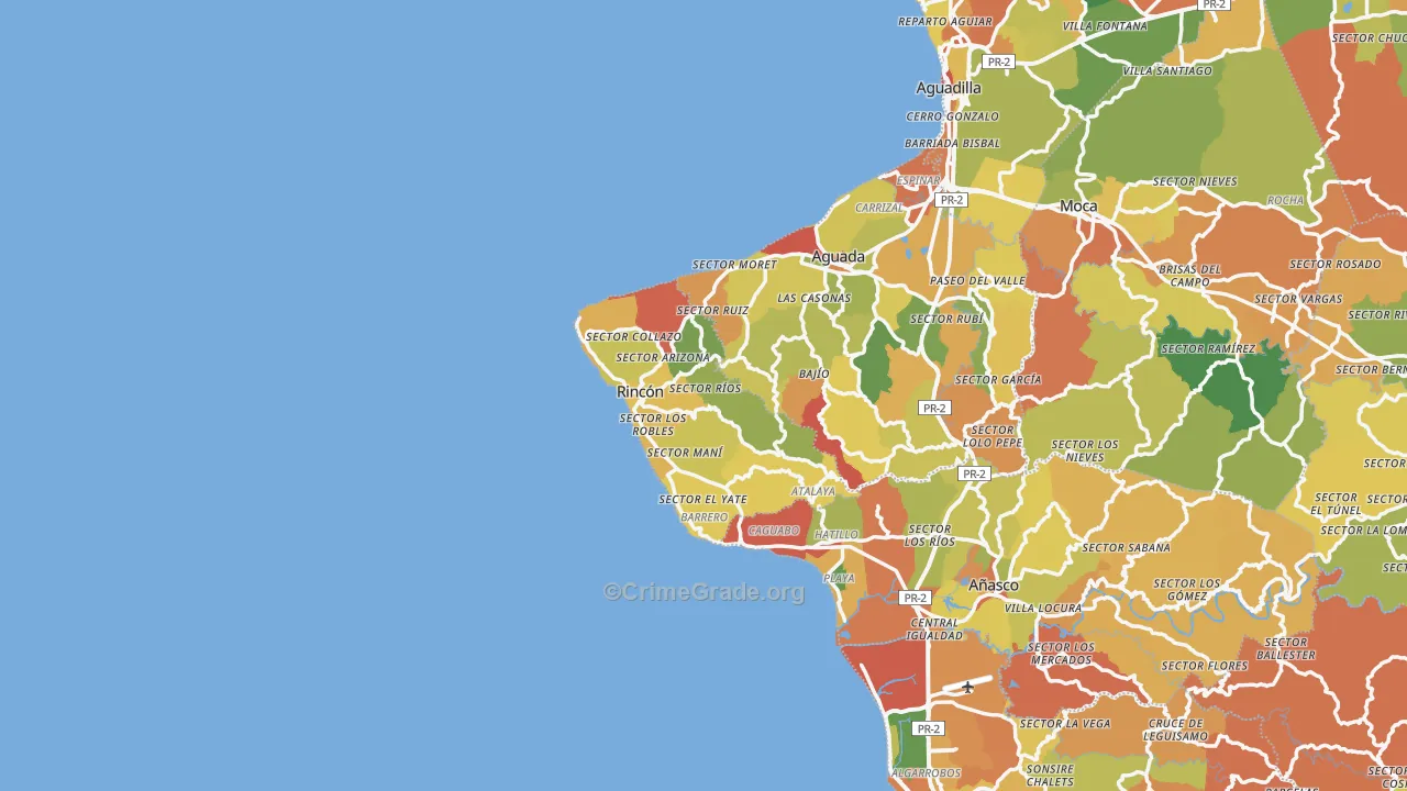 Stella Rincon, PR Map of Assault Rates