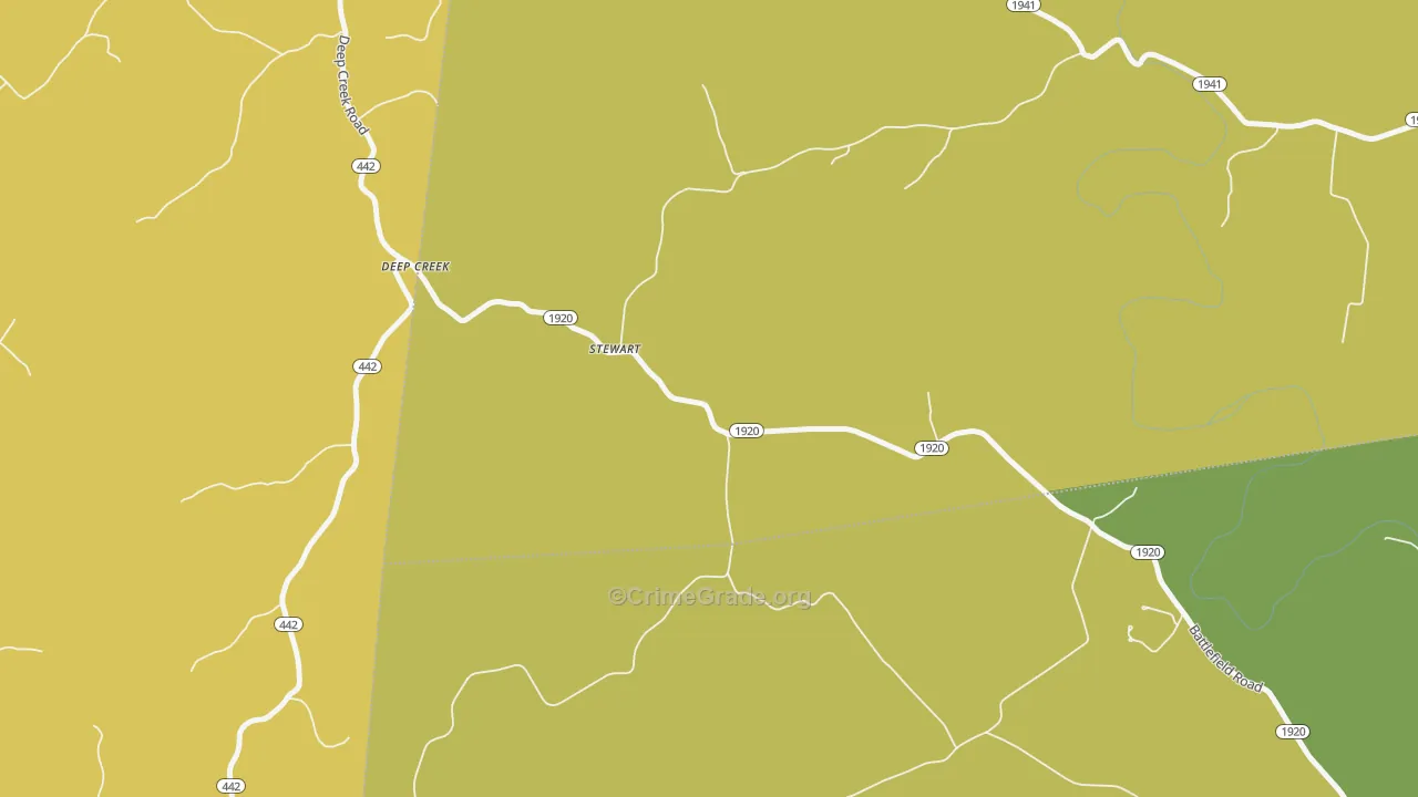 Stewart, KY Map of Assault Rates