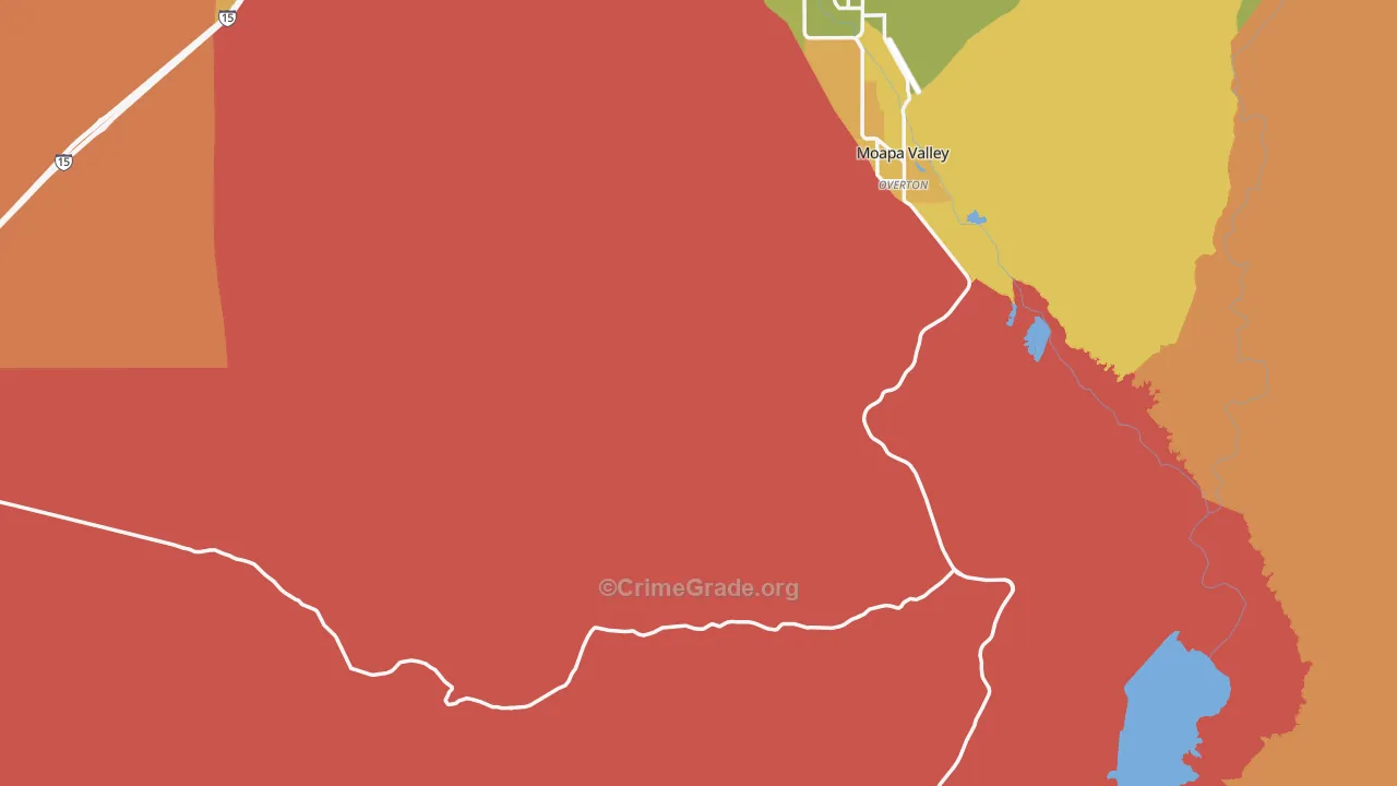 Stewarts Point, NV Map of Assault Rates