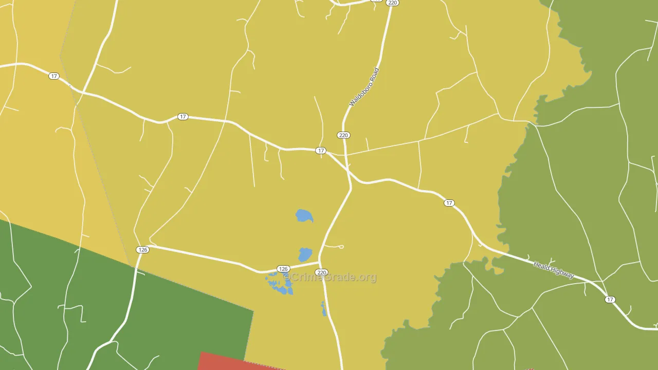 Stickney Corner, ME Map of Assault Rates