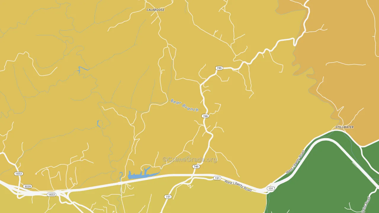Stillwater, KY Map of Assault Rates