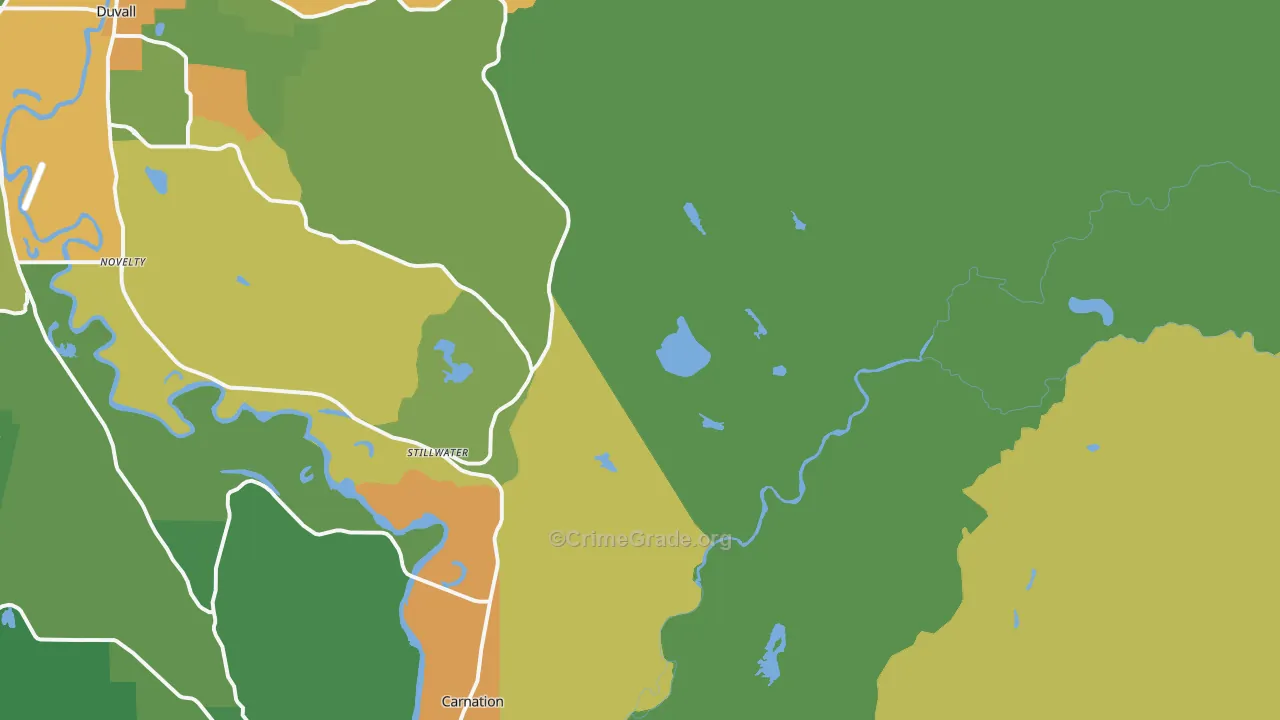 Stillwater, WA Map of Assault Rates