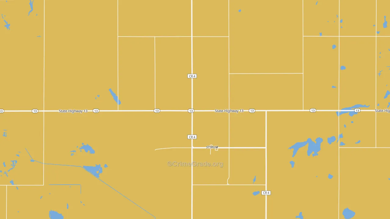 Stirum, ND Map of Assault Rates