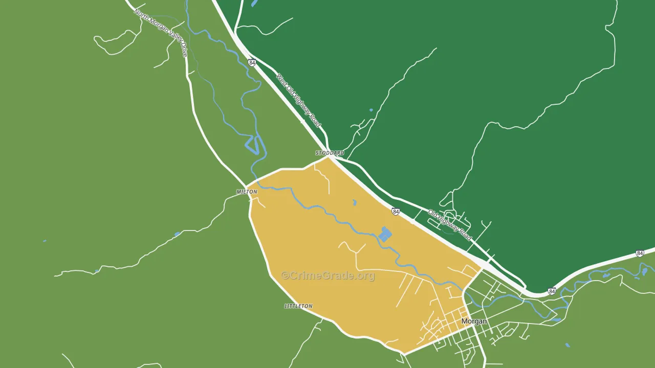 Stoddard, UT Map of Assault Rates