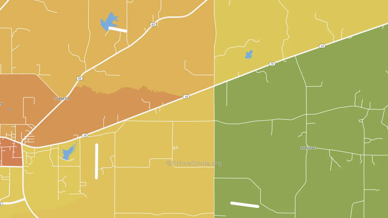 Stokes, MS Map of Assault Rates