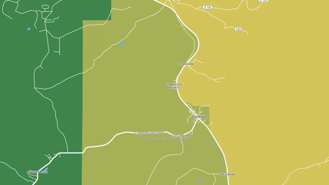 Stoneham, PA Map of Assault Rates