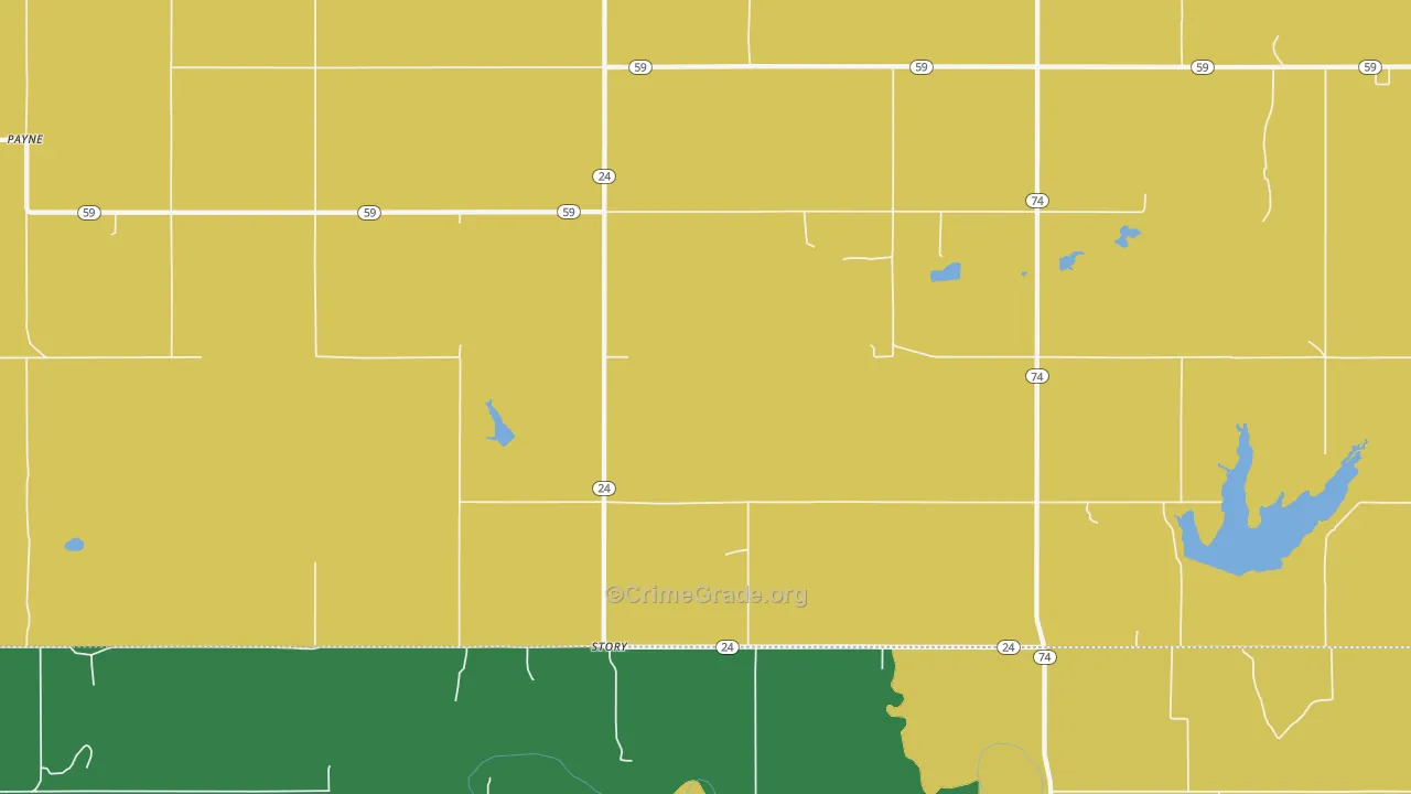 Story, OK Map of Assault Rates