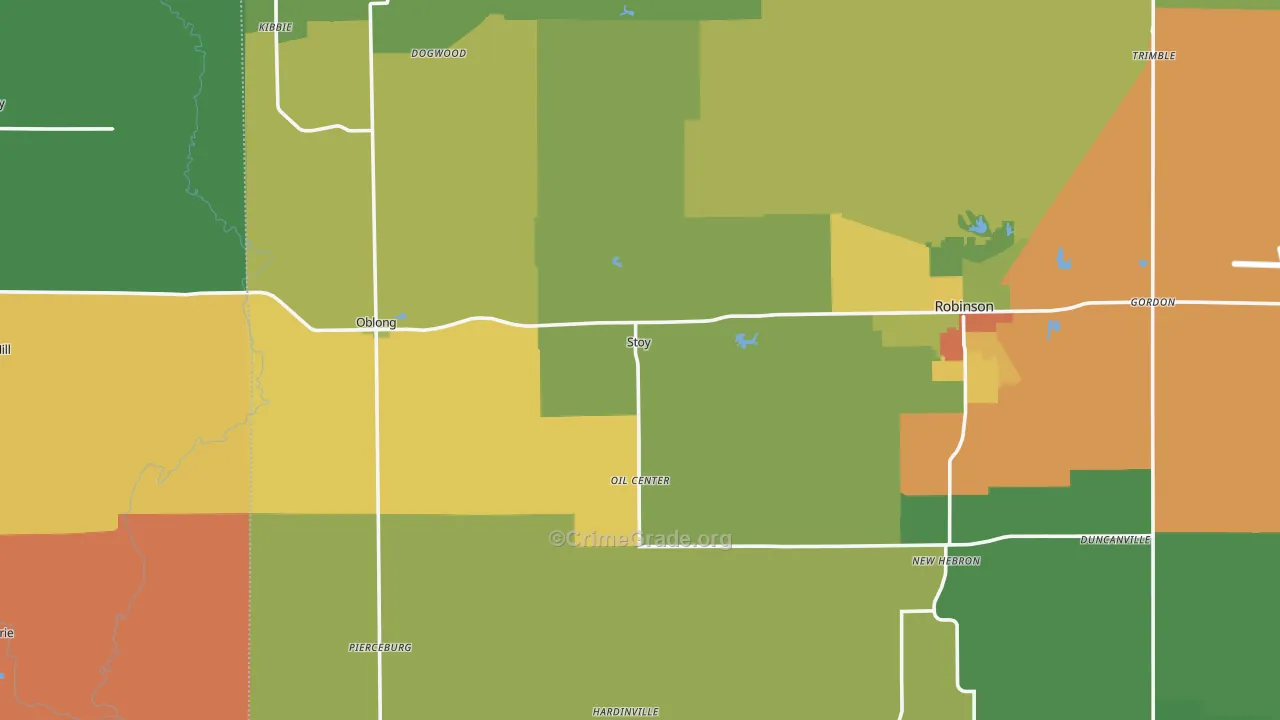 Stoy, IL Map of Assault Rates