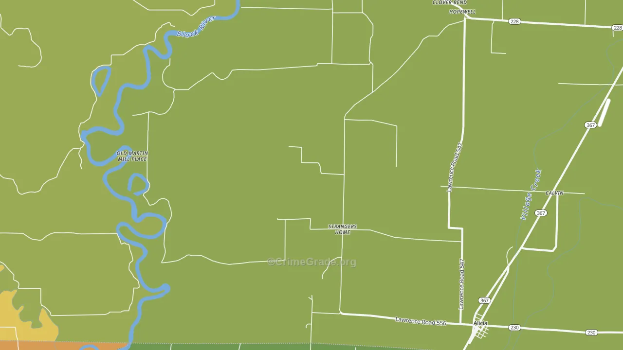Strangers Home, AR Map of Assault Rates