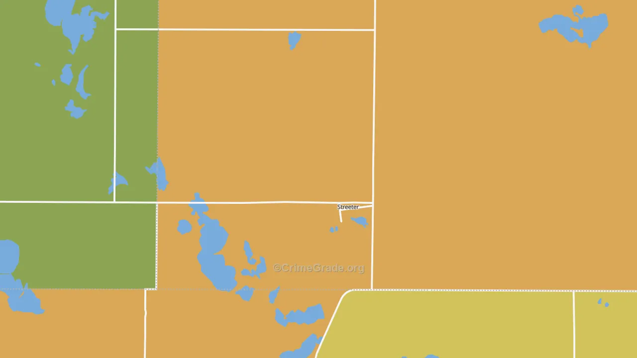 Streeter, ND Map of Assault Rates