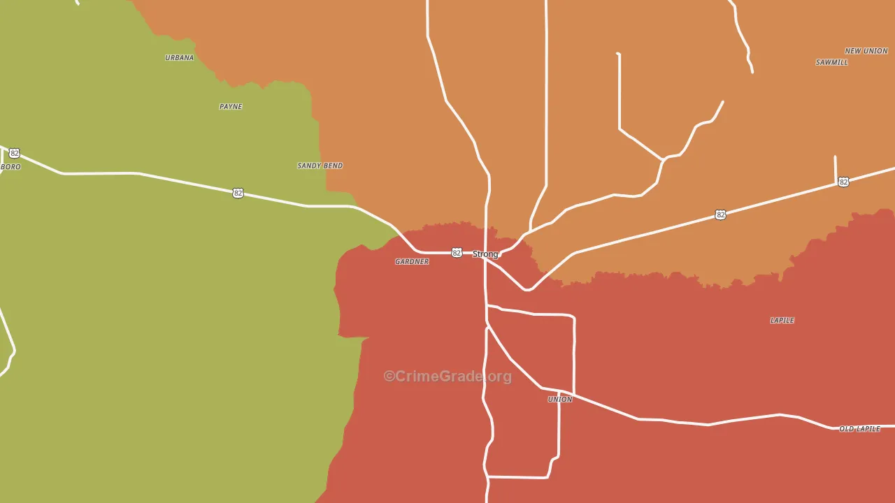 Strong, AR Map of Assault Rates