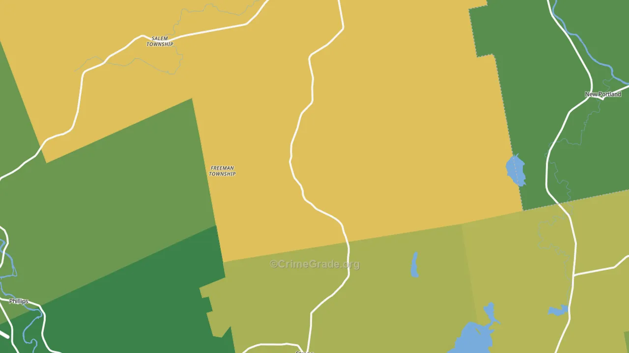 Strong, ME Map of Assault Rates