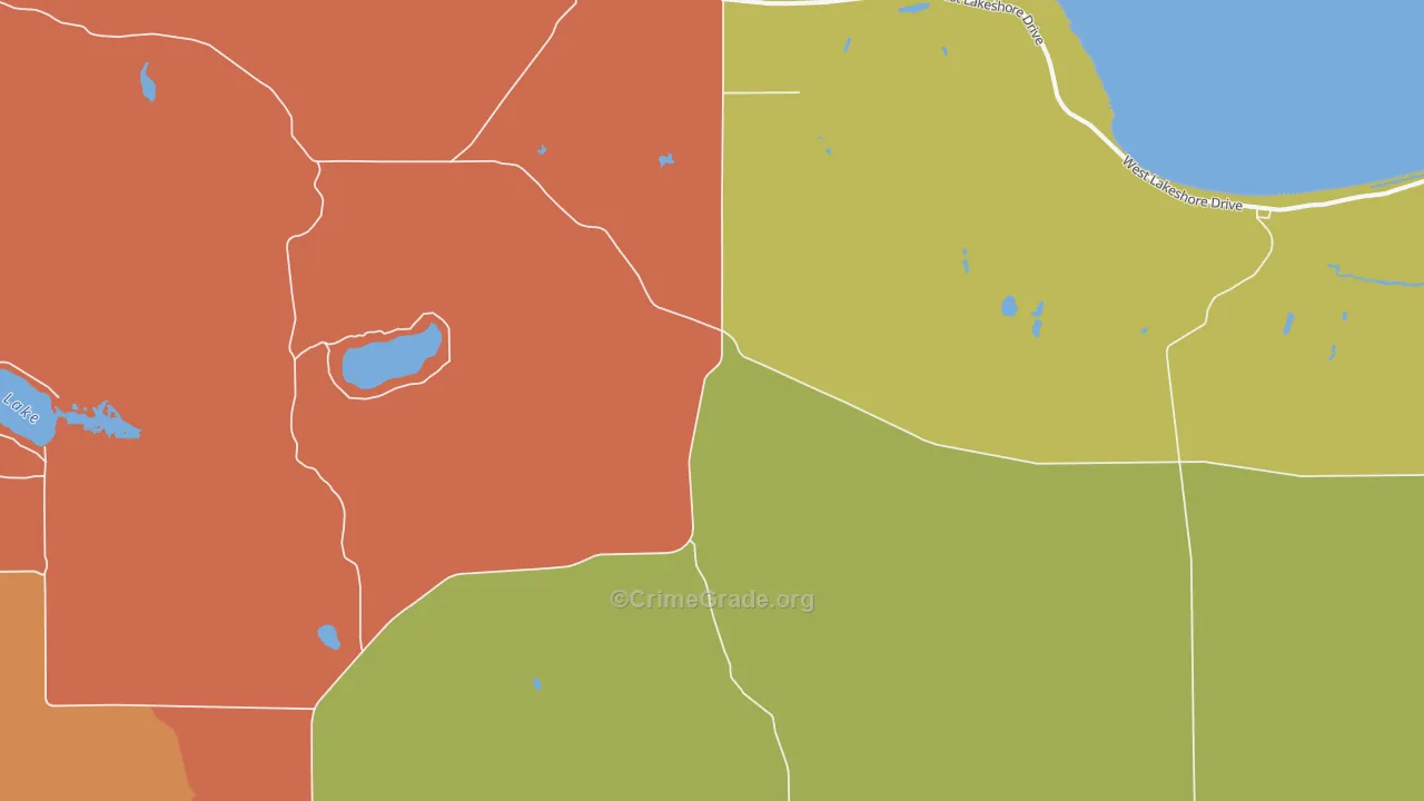 Strongs, MI Map of Assault Rates