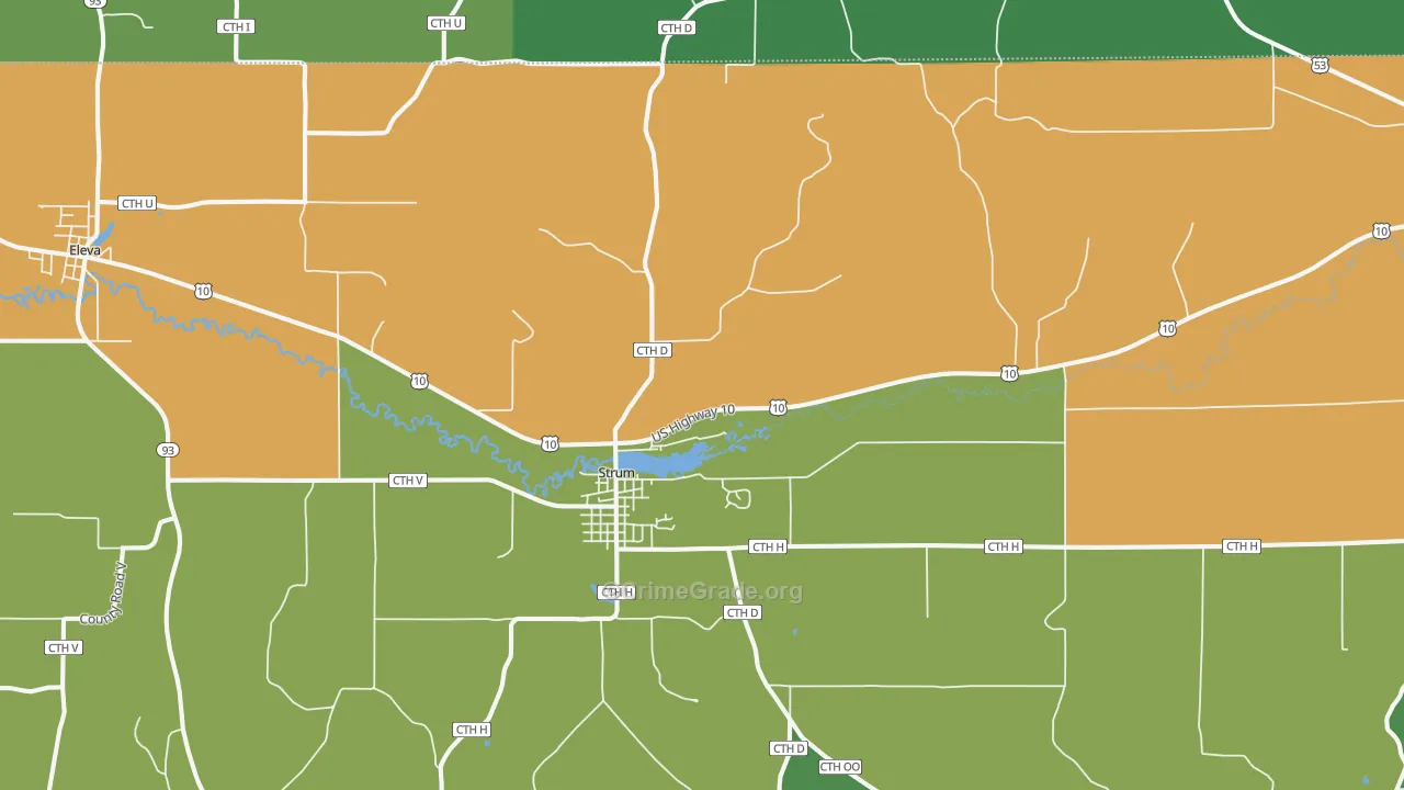 Strum, WI Map of Assault Rates