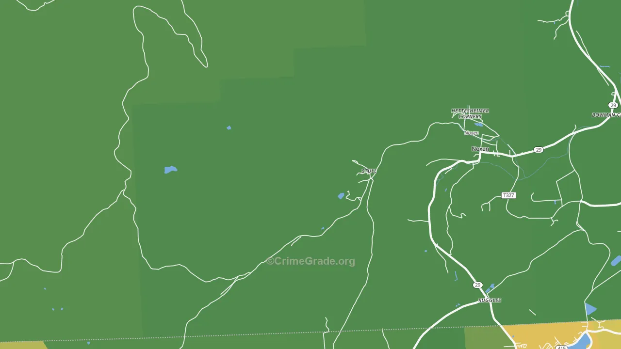 Stull, PA Map of Assault Rates