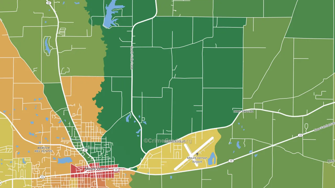 Summersville, IL Map of Assault Rates
