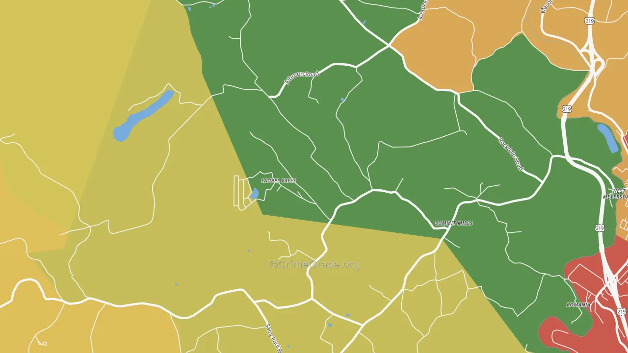Summit Mills, PA Map of Assault Rates