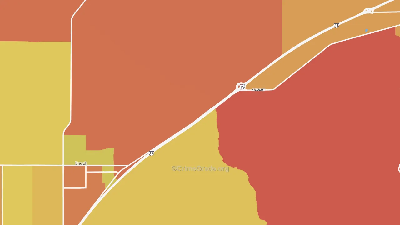 Summit, UT Map of Assault Rates