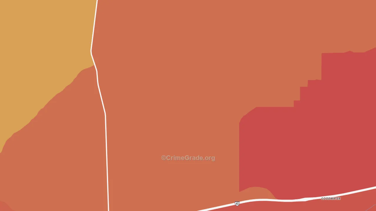 Sun Valley, AZ Map of Assault Rates