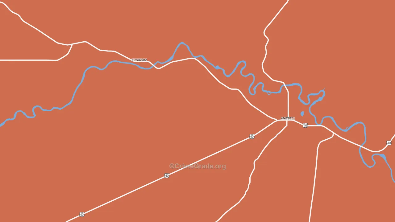 Sunbeam, CO Map of Assault Rates